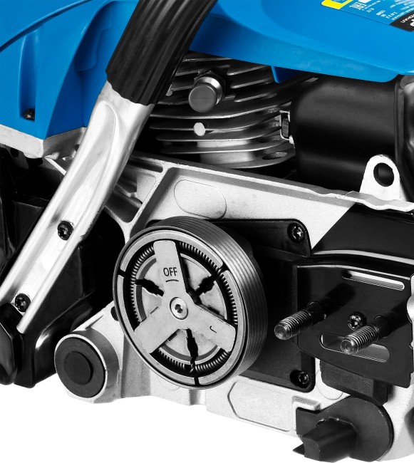 Пила цепная бензиновая, ЗУБР Профессионал ПБЦ-490 45ДП, хромир. цилиндр, праймер, декомпрессионный клапан, 49 см3 (2,2 кВт), шина 45 см, 12500 об/мин,  ( ПБЦ-490 45ДП )