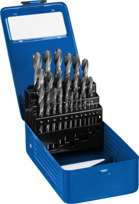 Набор сверл по металлу 25 шт (d=1 - 13 мм), Проф-В, ЗУБР, (29621-H25 )