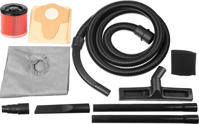 Пылесос строительный, ЗУБР ПУ-60-1400 М4, модель М4-60, 60 л, 1400 Вт, сухая и влажная уборка, корпус из нержав. стали, розетка до 2000 Вт,  ( ПУ-60-1400 М4 )