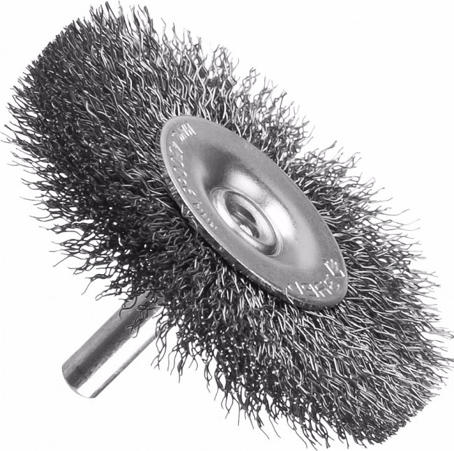 ЗУБР "ПРОФЕССИОНАЛ". Щетка дисковая для дрели, витая стальная проволока 0,3мм, 63мм,  ( 35198-063_z02 )