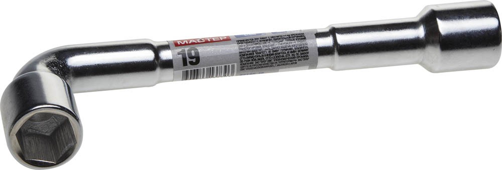 Ключ торцовый ЗУБР "МАСТЕР" двухсторонний L-образный, проходной, 19мм  ,  ( 27185-19 ) Ключ торцовый ЗУБР "МАСТЕР" двухсторонний L-образный, проходной, 19мм  ,  ( 27185-19 )