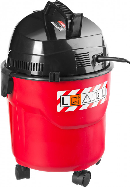 Пылесос хозяйственный, ЗУБР ПУ-15-1200 М1, модель М1-15, 15 л, 1200 Вт, сухая и влажная уборка,  ( ПУ-15-1200 М1 )