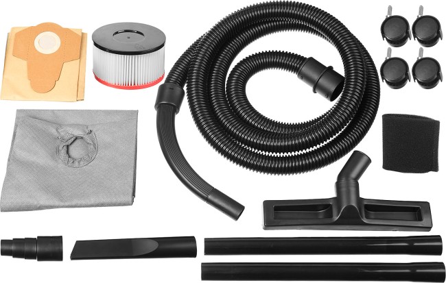 Пылесос хозяйственный, ЗУБР ПУ-15-1200 М1, модель М1-15, 15 л, 1200 Вт, сухая и влажная уборка,  ( ПУ-15-1200 М1 )