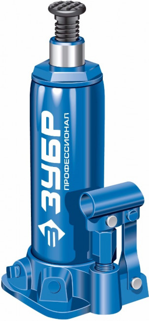 Домкрат гидравлический бутылочный T50, 6т, 215-415мм, в кейсе, ЗУБР Профессионал 43060-6-K,  ( 43060-6-K_z01 )