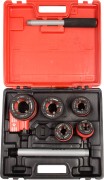 Набор ЗУБР "ЭКСПЕРТ" №5 резьбонарезной трубный в пластмассовом боксе, 3/8" - 1 1/4", 6 предметов,  ( 28270-H5 )