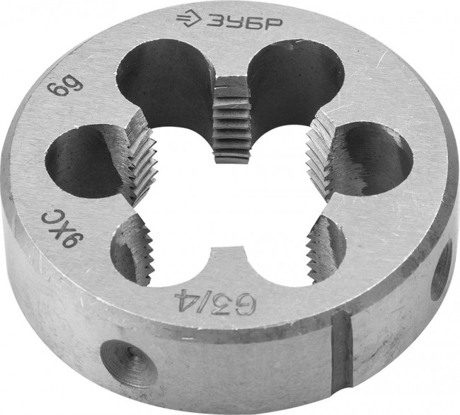 Плашка ЗУБР "МАСТЕР" круглая ручная для трубной резьбы, G 1/2" ,  ( 4-28032-1/2 )