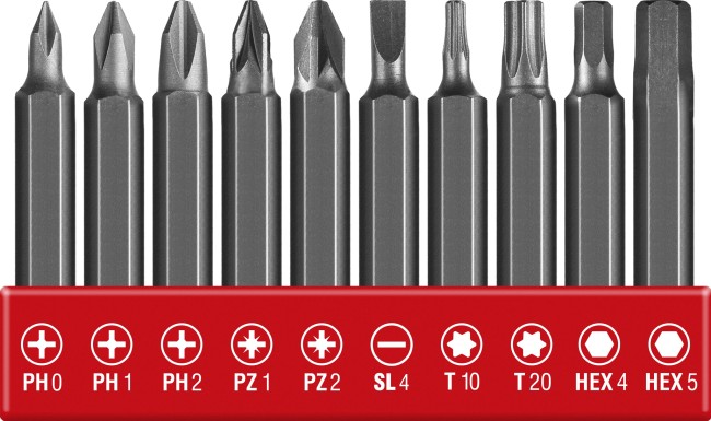 ЗУБР ViX-T отвертка-трансформер аккумуляторная 3.6 В, в кейсе с 10 битами ( ЗО-ЕМ-3.6 Ли )