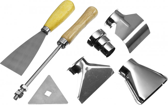 Фен технический (строительный), ЗУБР Профессионал ФТ-П1800 К, керамич изолят, электр регул темп-ры, 2 режима: 80-550град, 350/550л/мин, кейс, 1800Вт,  ( ФТ-П1800 К )