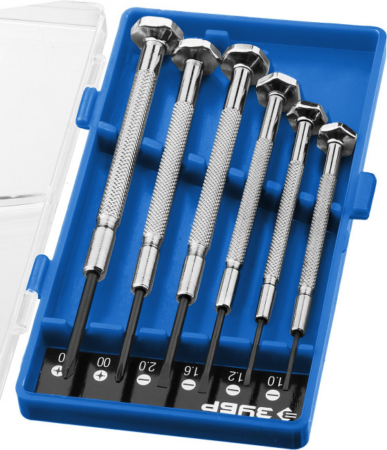 ЧАСОВЩИК набор часовых отверток 6 предм., ЗУБР ( 25666 ) ЧАСОВЩИК набор часовых отверток 6 предм., ЗУБР ( 25666 )