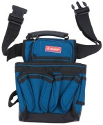 Подсумок поясной ЗУБР "ЭКСПЕРТ", держатель для молотка, дополнительная ручка для переноски, 7 карманов,  ( 38634 )