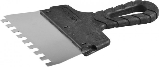 Шпатель ЗУБР "МАСТЕР" ФАСАДНЫЙ, нержавеющее полотно, 150мм, зуб 8х8мм,  ( 10078-15-08 )