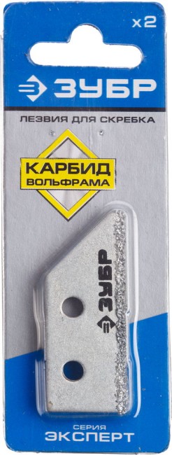 Лезвия ЗУБР "ЭКСПЕРТ" сменные с карбидным напылением для скребка 33417, 2шт, ( 33417-S2 ) Лезвия ЗУБР "ЭКСПЕРТ" сменные с карбидным напылением для скребка 33417, 2шт, ( 33417-S2 )