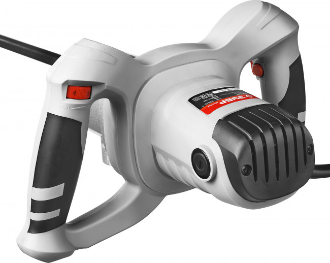 Миксер ЗУБР МР-1050-1 строительный, 2-скоростной,1050Вт, 0-500/0-700 об/мин, М14 патрон, перемешивание "вверх/вниз",  ( МР-1050-1 )