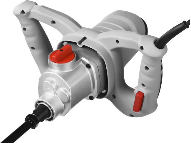 Миксер ЗУБР МР-1050-1 строительный, 2-скоростной,1050Вт, 0-500/0-700 об/мин, М14 патрон, перемешивание "вверх/вниз",  ( МР-1050-1 )