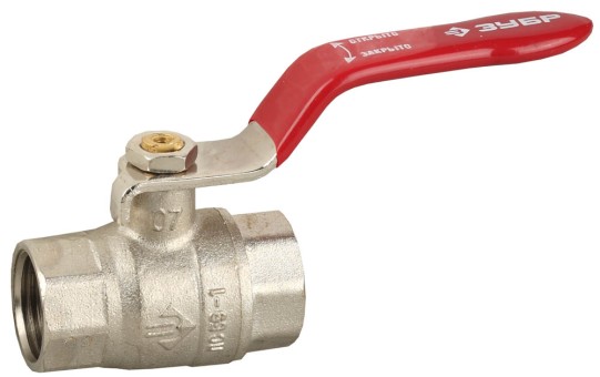 Кран ЗУБР шаровой 2" полнопроходной "мама-мама", ручка, никелированная латунь, ( 51350-N-2 ) Кран ЗУБР шаровой 2" полнопроходной "мама-мама", ручка, никелированная латунь, ( 51350-N-2 )