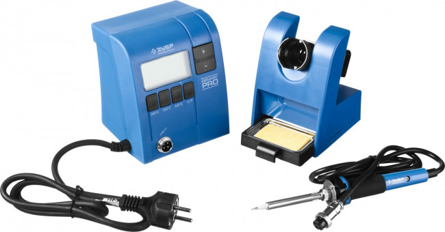 Паяльная станция ЗУБР "ПРОФИ" цифровая с ЖК дисплеем, керамический нагреватель, диапазон 150-450°C, 48Вт, ( 55335 ) Паяльная станция ЗУБР "ПРОФИ" цифровая с ЖК дисплеем, керамический нагреватель, диапазон 150-450°C, 48Вт, ( 55335 )