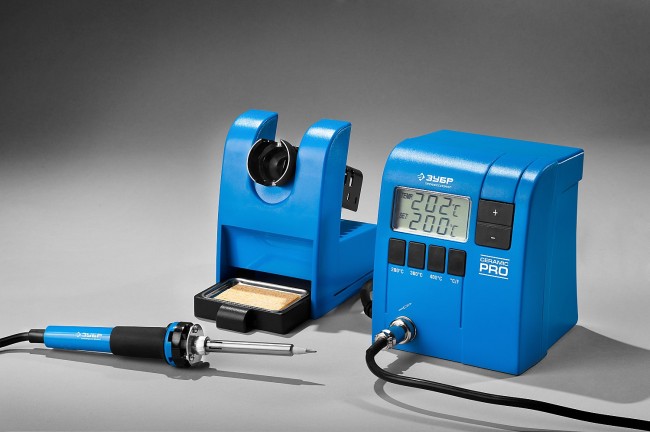 Паяльная станция ЗУБР "ПРОФИ" цифровая с ЖК дисплеем, керамический нагреватель, диапазон 150-450°C, 48Вт, ( 55335 ) Паяльная станция ЗУБР "ПРОФИ" цифровая с ЖК дисплеем, керамический нагреватель, диапазон 150-450°C, 48Вт, ( 55335 )