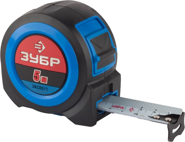 ЗУБР ЭКСПЕРТ 5м / 27мм мощная профессиональная рулетка со сверхшироким полотном, ( 34059-05-27 ) ЗУБР ЭКСПЕРТ 5м / 27мм мощная профессиональная рулетка со сверхшироким полотном, ( 34059-05-27 )