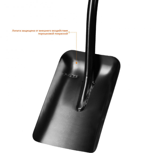 Лопата "АРТЕЛЬ" совковая, стальной черенок, с рукояткой, ЗУБР Профессионал, ( 39556 )