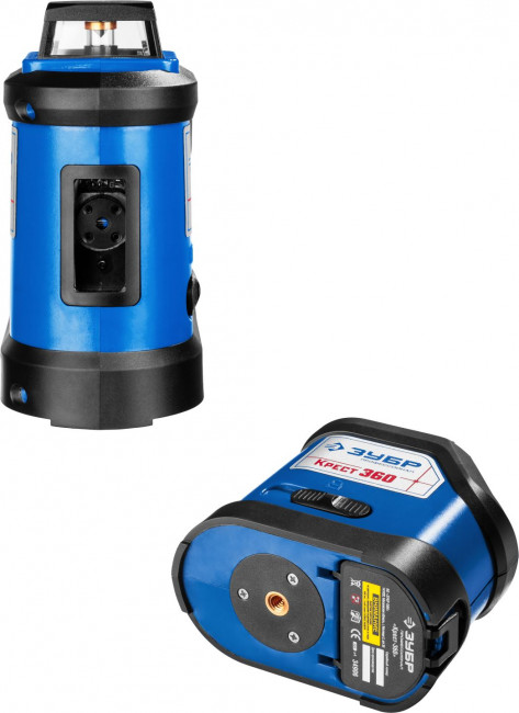 ЗУБР КРЕСТ 360 №2 нивелир лазерный 360°, 20м/70м, точн. +/-0,3 мм/м, штатив ( 34906-2 )