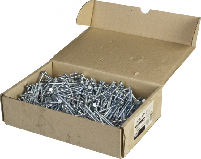 Гвозди ершеные с плоской головкой, оцинкованные, 90 х 4.2 мм, 5 кг, ЗУБР,  ( 305200-42-090 )