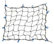 Сетка ЗУБР "МАСТЕР" для крепления груза, 70х90 см, d 5 мм, 12 крючков,  ( 40504 )