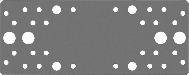 Крепежная пластина 200x80 x 2мм, КП-2.0 ЗУБР, ( 310236-200-80 ) Крепежная пластина 200x80 x 2мм, КП-2.0 ЗУБР, ( 310236-200-80 )