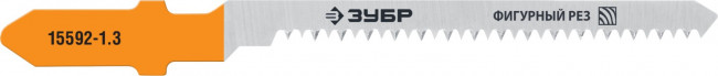 Полотна ЗУБР "ПРОФЕССИОНАЛ", T101AO, для эл/лобзика, Cr-V, по дереву, фигурный рез, T-хвост., шаг 1,4мм, 50мм, 2шт,  ( 15592-1.3_z02 )