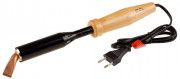 Электропаяльник ЗУБР "МАСТЕР" для лужения с деревянной рукояткой и долговечным жалом, форма клин, 150Вт,  ( 55405-150_z01 )