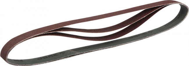 Лента ЗУБР "МАСТЕР" шлифовальная универсальная бесконечная для ЗШС-330, основа-х/б ткань, 25х762мм, Р120, 3шт ,  ( 35547-120 )