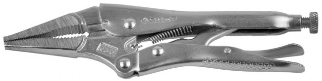 Зажим ЗУБР "ЭКСПЕРТ" ручной, с удлиненными губками из кованой Cr-V стали, для мест с ограниченным доступом, 225мм,  ( 22511-22 )