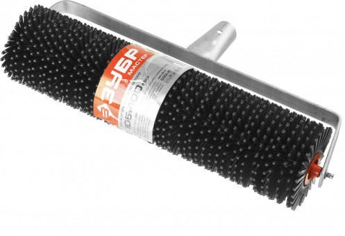 Валик игольчатый ЗУБР "МАСТЕР" по бетону на металлической рамке, под удлинитель, пластмассовые иглы 27мм, 105х400мм, ( 03954-40 ) Валик игольчатый ЗУБР "МАСТЕР" по бетону на металлической рамке, под удлинитель, пластмассовые иглы 27мм, 105х400мм, ( 03954-40 )