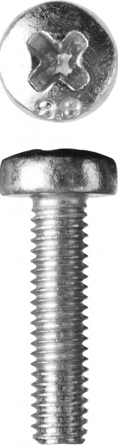 Винт DIN 7985, M3 x 16 мм, 5 кг, кл. пр. 4.8, оцинкованный, ЗУБР,  ( 303150-03-016 )