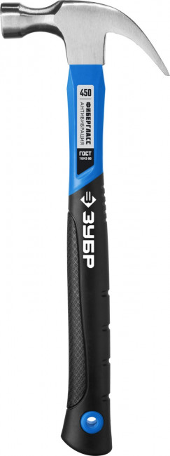 ЗУБР Профессионал 450 г молоток-гвоздодёр цельнокованый столярный ( 20235-450_z01 ) ЗУБР Профессионал 450 г молоток-гвоздодёр цельнокованый столярный ( 20235-450_z01 )