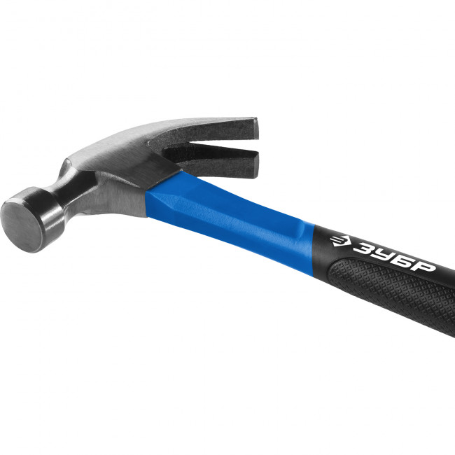 ЗУБР Профессионал 450 г молоток-гвоздодёр цельнокованый столярный ( 20235-450_z01 ) ЗУБР Профессионал 450 г молоток-гвоздодёр цельнокованый столярный ( 20235-450_z01 )