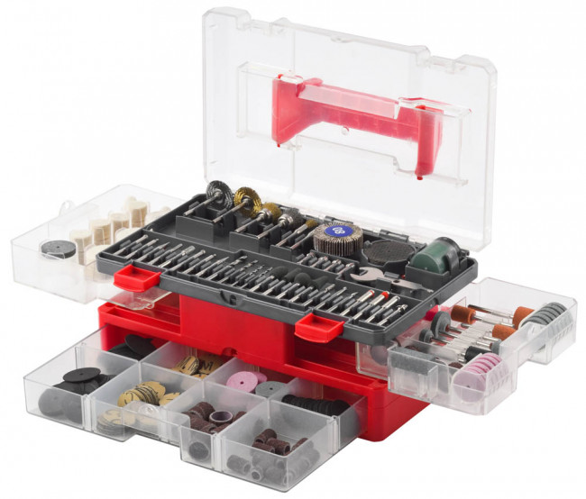 Набор мини-насадок ЗУБР для гравировальных машин, 349 предметов,  ( 35905-H349 )