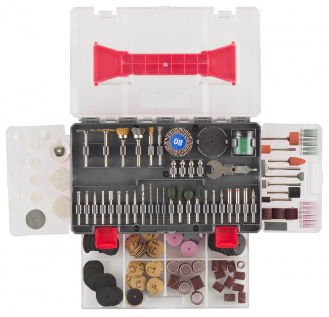 Набор мини-насадок ЗУБР для гравировальных машин, 349 предметов,  ( 35905-H349 )