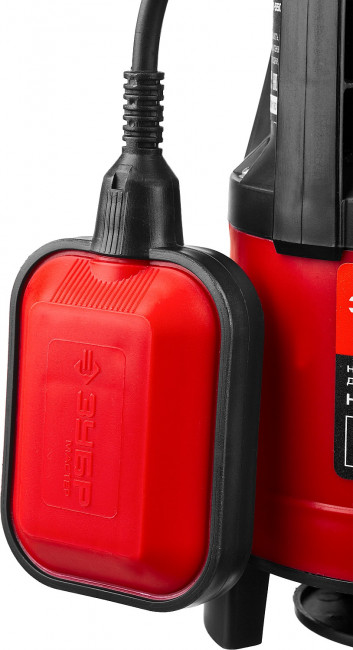 Насос М1 погружной, ЗУБР НПГ-М1-400, дренажн. для грязн воды (d частиц до 35 мм), 400Вт, пропускная способность 125л/мин, напор 5м, провод 7м,  ( НПГ-М1-400 )