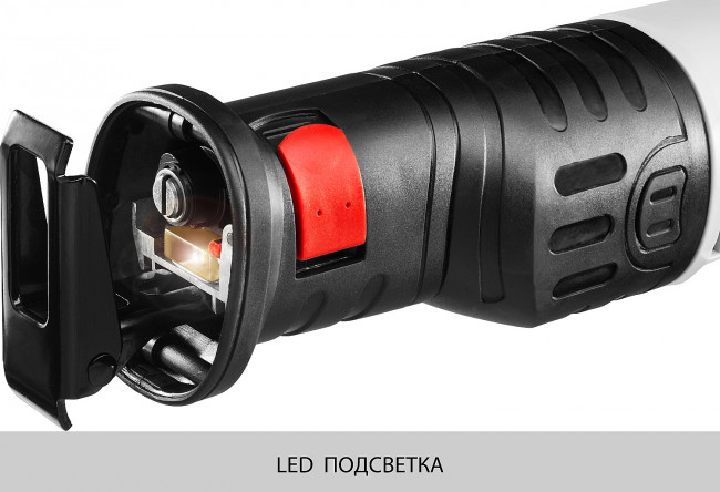 Пила сабельная (электроножовка), ЗУБР ЗПС-1100 Э, 1100 Вт, 800-2700 ход/мин, рез 230 мм (дерево), 20 мм (сталь), ход штока 29 мм,  ( ЗПС-1100 Э )