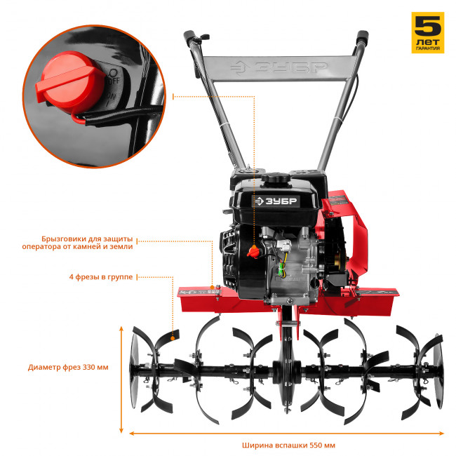 Культиватор бензиновый 212 см3, ЗУБР, ( МКТ-200 ) Культиватор бензиновый 212 см3, ЗУБР, ( МКТ-200 )