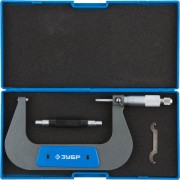 Микрометр ЗУБР "ЭКСПЕРТ" гладкий механический, МК 125, диапазон 100-125мм, шаг измерения 0,01мм,  ( 34480-125_z01 )