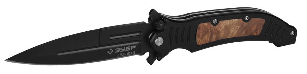 Нож ЗУБР "ПРЕМИУМ" СТИЛЕТ складной, 235мм/лезвие 105мм,  ( 47716 )