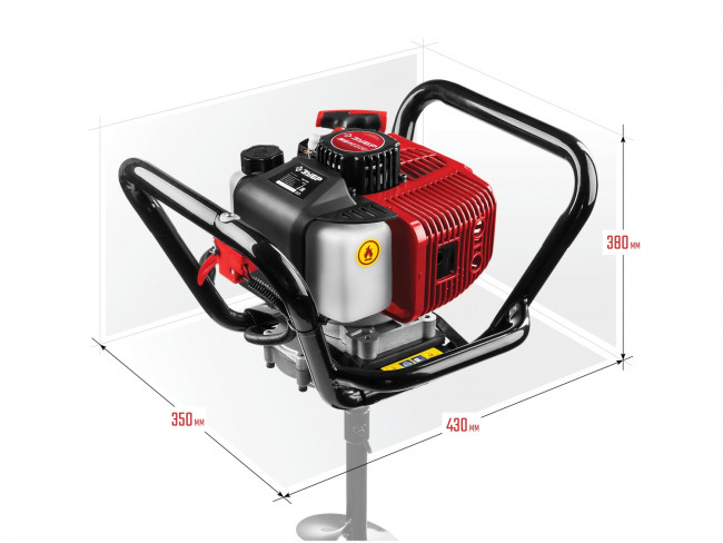 Мотобур (бензобур), d=60-200 мм, 52 см3, 1 оператор, ЗУБР, ( МБ1-200 ) Мотобур (бензобур), d=60-200 мм, 52 см3, 1 оператор, ЗУБР, ( МБ1-200 )