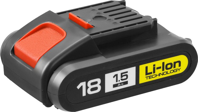 Аккумуляторная батарея "М1" 18 В, Li-Ion, 1.5 Ач, ЗУБР, ( АКБ-18-Ли 15М1 ) Аккумуляторная батарея "М1" 18 В, Li-Ion, 1.5 Ач, ЗУБР, ( АКБ-18-Ли 15М1 )