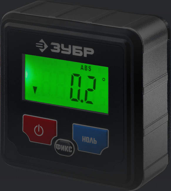 МИКРО уровень-уклономер электронный, Магнитный, Диапазон 4х90°, Точность ±0,1°, 3 кнопки,HOLD,Автоповорот,Подсветка, ЗУБР Профессионал ( 34743_z01 )
