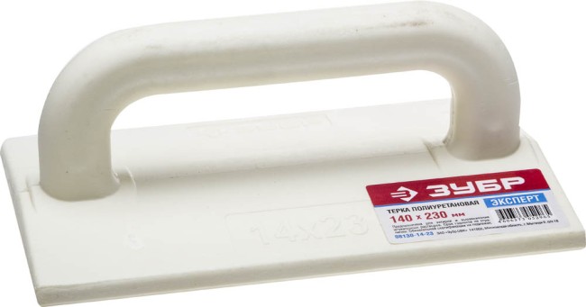 Терка ЗУБР "ЭКСПЕРТ" полиуретановая, 140х230мм, ( 08130-14-23 ) Терка ЗУБР "ЭКСПЕРТ" полиуретановая, 140х230мм, ( 08130-14-23 )