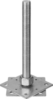Регулировочная стойка Анкер, 110х110х250мм х М24, ЗУБР, ( 310266-110 )
