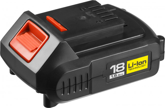 Аккумуляторная батарея 18 В, Li-Ion, 1.5 Ач, ЗУБР, ( АКБ-18-Ли 15М4 ) Аккумуляторная батарея 18 В, Li-Ion, 1.5 Ач, ЗУБР, ( АКБ-18-Ли 15М4 )
