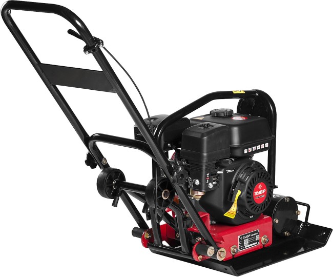 Виброплита бензиновая, 10 кН, ЗУБР Профессионал,  ( ЗВПБ-10 Г )