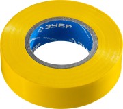 ЗУБР Электрик-20 Изолента ПВХ, не поддерживает горение, 20м (0,16x19мм), желтая ( 1234-5_z02 )